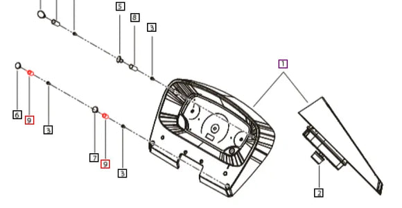Mahindra Tractor Cluster Plug Lower 007638784U1 Mahindra Direct Parts