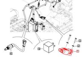 Mahindra Tractor Clutch 4Way Switch 007705619V1 Mahindra Direct Parts