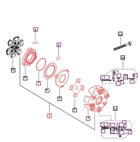 Mahindra Tractor Clutch Assembly E006505460C91 Mahindra