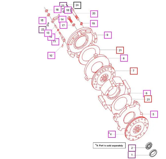 Mahindra Tractor Clutch Assembly Mahindra Direct Parts