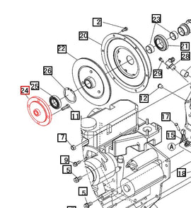 Mahindra Tractor Clutch Coupling 19451363000 Mahindra Direct Parts