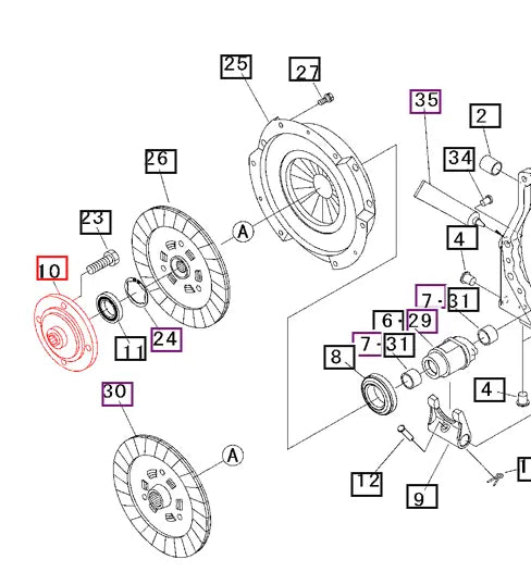 Mahindra Tractor Clutch Coupling 19571063000 Mahindra Direct Parts