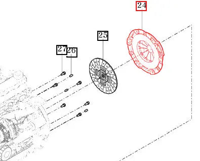 Mahindra Tractor Clutch Cover 11501212200 Mahindra Direct Parts