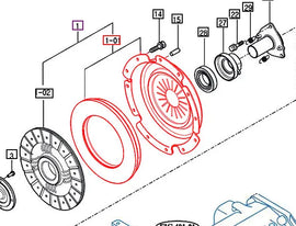 Mahindra Tractor Clutch Cover 14521213100 Mahindra Direct Parts