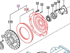 Mahindra Tractor Clutch Cover 14521213100 Mahindra Direct Parts