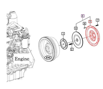 Mahindra Tractor Clutch Cover 14601212200 Mahindra Direct Parts