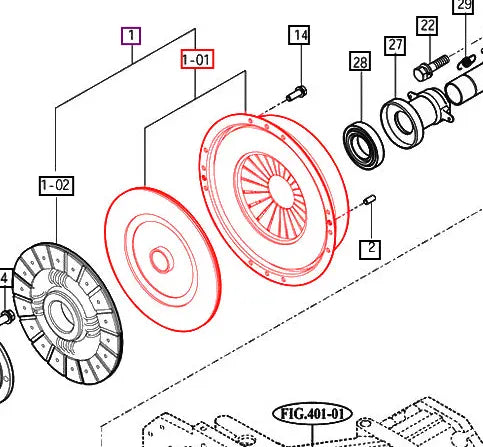 Mahindra Tractor Clutch Cover 17971213100 Mahindra Direct Parts