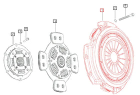 Mahindra Tractor Clutch Cover Assembly 006502474C91 Mahindra Direct Parts