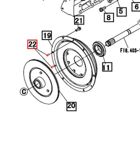 Mahindra Tractor Clutch Cover Dowel Pin 05400006012 Mahindra Direct Parts