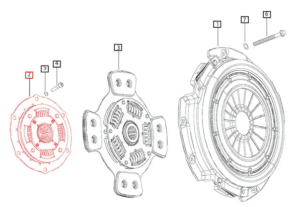 Mahindra Tractor Clutch Damper 006505644D1 Mahindra Direct Parts