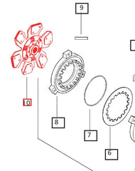 Mahindra Tractor Clutch Disc E006505698D91