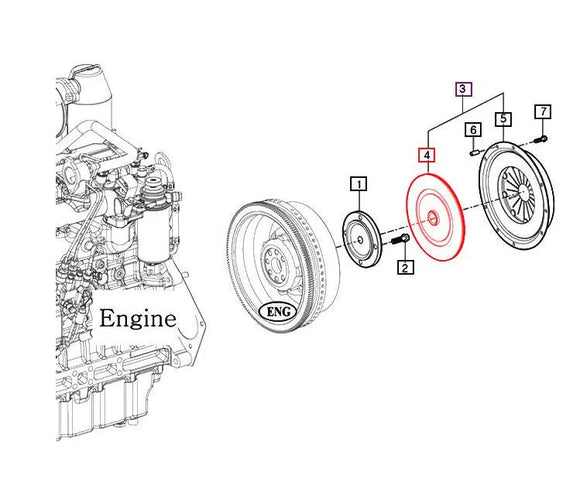 Mahindra Tractor Clutch Disk 14581212100 Mahindra Direct Parts