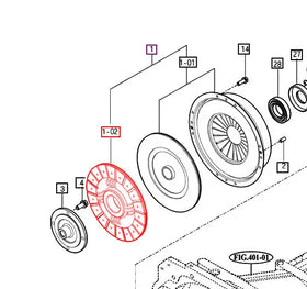 Mahindra Tractor Clutch Disk 17971213200 Mahindra Direct Parts