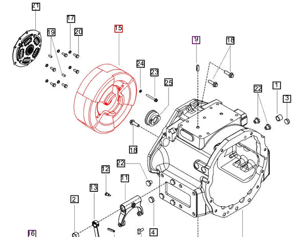 Mahindra Tractor Clutch E006514668D91 Mahindra Direct Parts