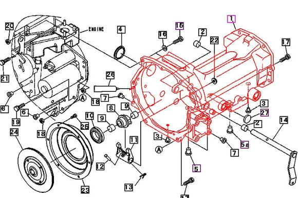 Mahindra Tractor Clutch Housing 19581001AG1 Mahindra