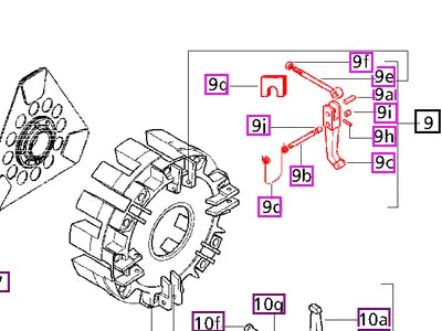 Mahindra Tractor Clutch Lever Kit 006503342D91 Mahindra Direct Parts