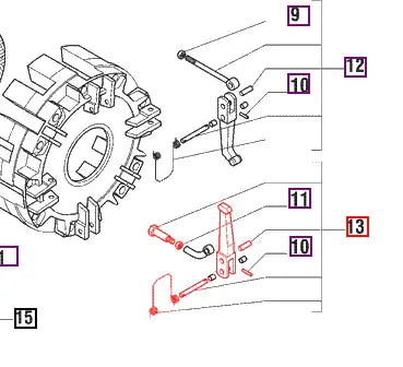 Mahindra Tractor Clutch Levers Kit 006500491C1 Mahindra Direct Parts
