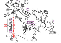 Mahindra Tractor Clutch Linkage Rod 16601220000