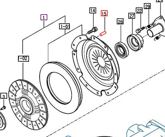 Mahindra Tractor Clutch Pin Parallel A V5201010022 Mahindra Direct Parts