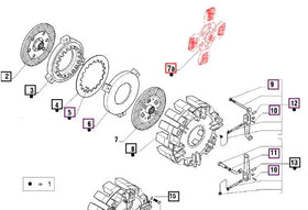 Mahindra Tractor Clutch Plate 006503045C91 Mahindra Direct Parts