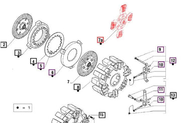 Mahindra Tractor Clutch Plate 006503045C91 Mahindra Direct Parts