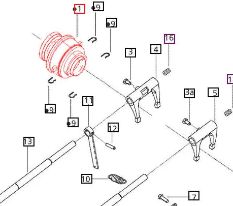 Mahindra Tractor Clutch Release Bearing 000016668P04 Mahindra Direct Parts
