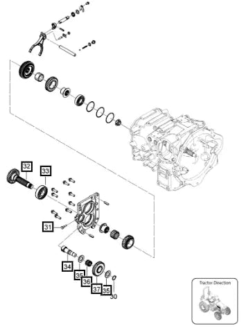 Mahindra Tractor Clutch Release Bearing 006515363U1 Mahindra Direct Parts