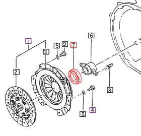 Mahindra Tractor Clutch Release Bearing 14451200020 Mahindra Direct Parts