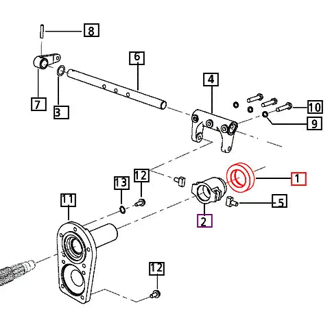 Mahindra Tractor Clutch Throwout Bearing 006501782R91 Mahindra Direct Parts