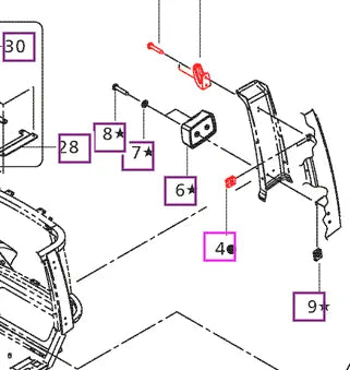 Mahindra Tractor Coat Hanger Kit E007518040D91 Mahindra Direct Parts