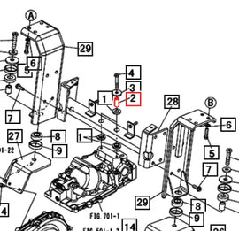 Mahindra Tractor Collar 19573915000 Mahindra Direct Parts