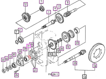Mahindra Tractor Collar (20x40x3) (fits On Pinion) 14302030060 Mahindra Direct Parts