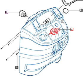 Mahindra Tractor Combination Switch 13156642202 Mahindra Direct Parts