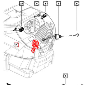 Mahindra Tractor Combination Switch H07706869K91 Mahindra Direct Parts