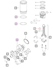 Mahindra Tractor Connecting Rod Bushing 006006803F1
