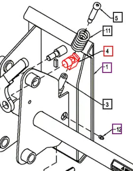 Mahindra Tractor Connector Block 1.0x1.625x2 BUH7291199002 Mahindra Direct Parts
