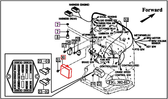 Mahindra Tractor Controller 12436300100 Mahindra