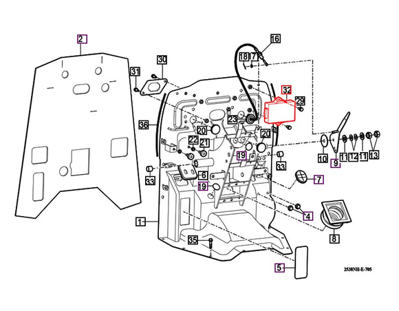 Mahindra Tractor Controller Assembly Monitor 14726802103 Mahindra Direct Parts