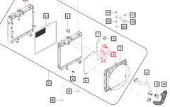 Mahindra Tractor Coolant Reservoir / Tank 008022636N01