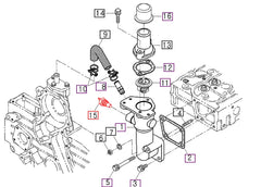 Mahindra Tractor Coolant Temperature Sensor 1530132830