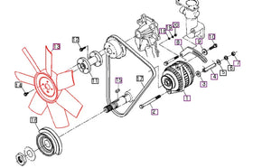 Mahindra Tractor Cooling Fan Mahindra Direct Parts