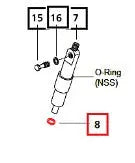 Mahindra Tractor Copper Washer 006008394B1 Mahindra Direct Parts