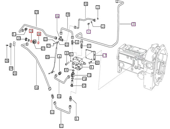 Mahindra Tractor Copper Washer M18 005552905R1 Mahindra