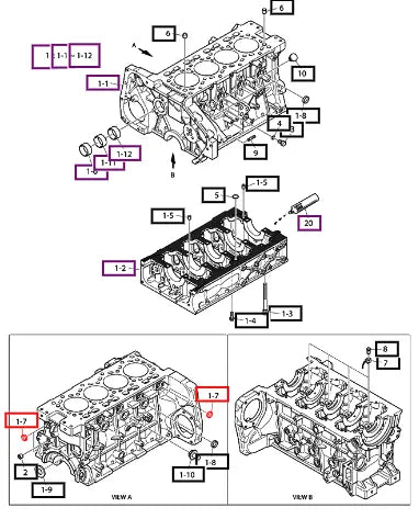 Mahindra Tractor Core, Plug 65.90302-0048 Mahindra Direct Parts