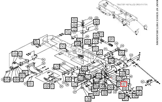 Mahindra Tractor Cotter Pin, 1/8 X 1 AME008560 Mahindra Direct Parts