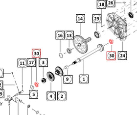 Mahindra Tractor Counter Shaft Bearing 6303 SP010110109 Mahindra Direct Parts