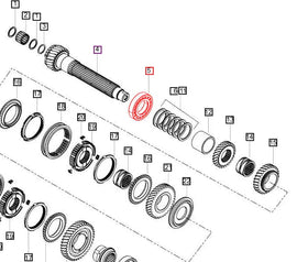 Mahindra Tractor Countershaft Bearing 006508436U1 Mahindra Direct Parts