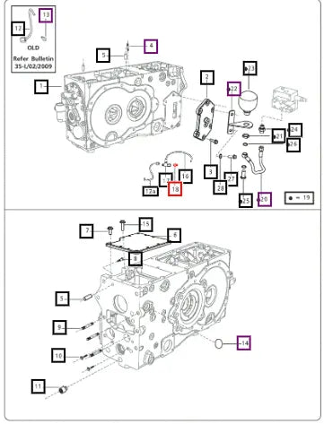 Mahindra Tractor Coupling Parallel Male Stud 006508550D1 Mahindra Direct Parts