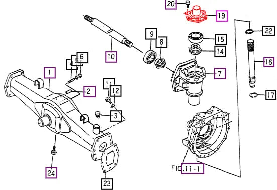 Mahindra Tractor Cover Bearing(for Front Axle Housing) 15604340043 Mahindra Direct Parts