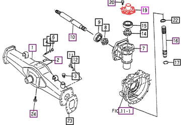 Mahindra Tractor Cover Bearing(for Front Axle Housing) 15604340043 Mahindra Direct Parts